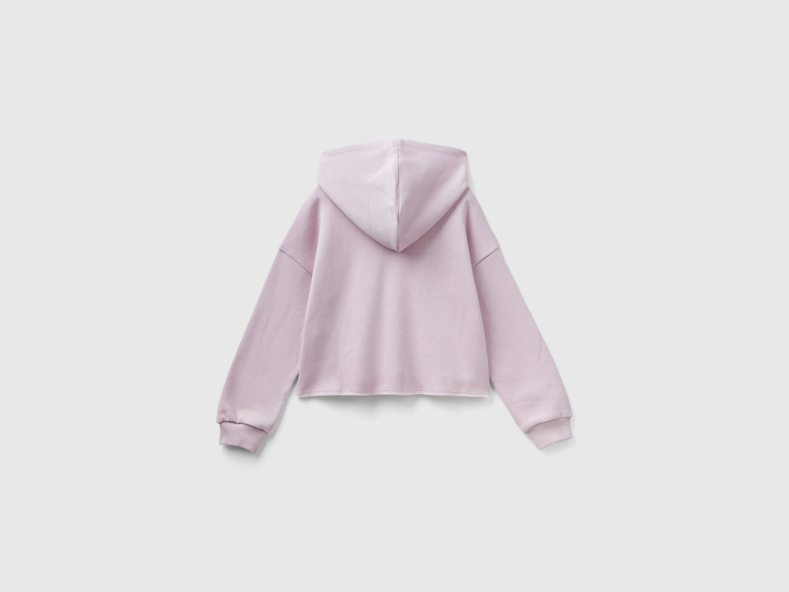 Felpa con cappuccio e paillettes da bambina rosa 2 | Benetton Outlet