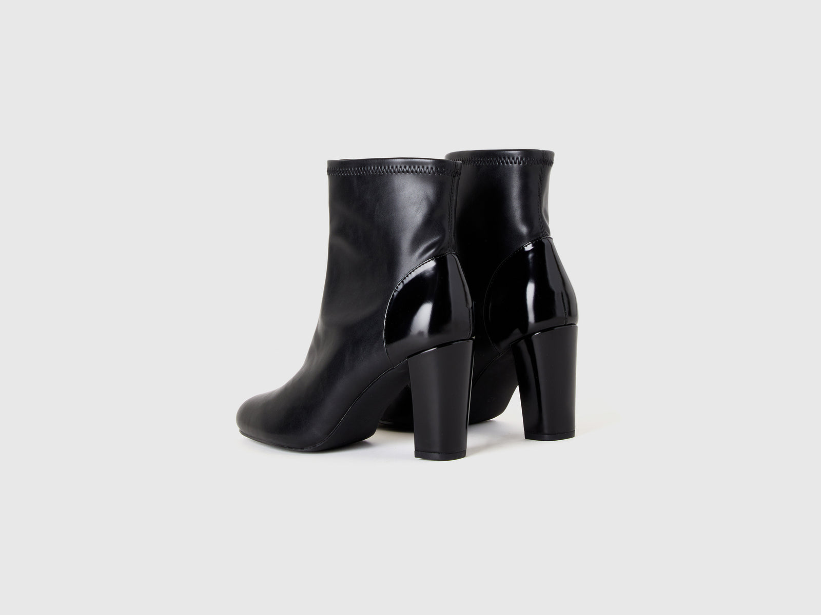 Tronchetti stretch con tacco da donna nero 2 | Benetton Outlet