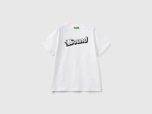 T-shirt in cotone bio con stampa