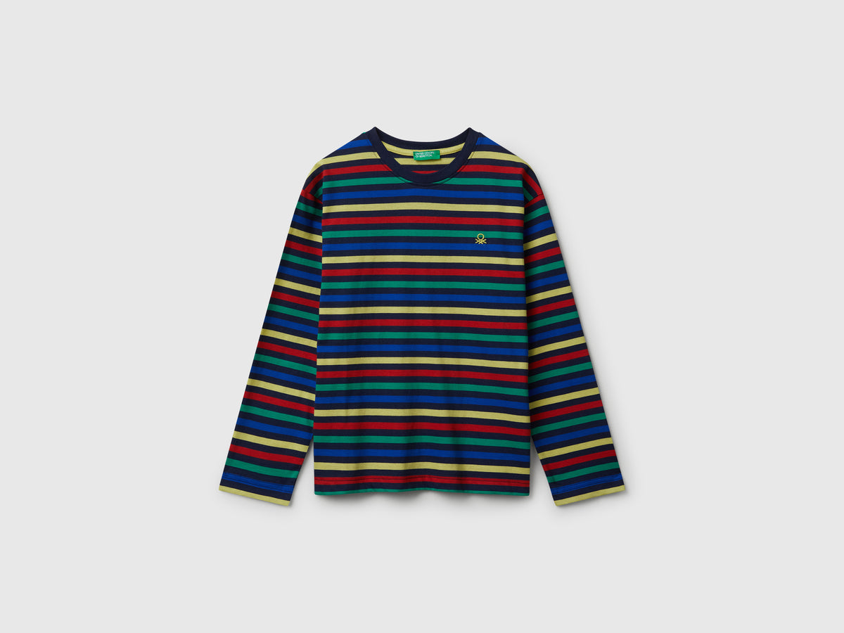 T-shirt manica lunga a righe