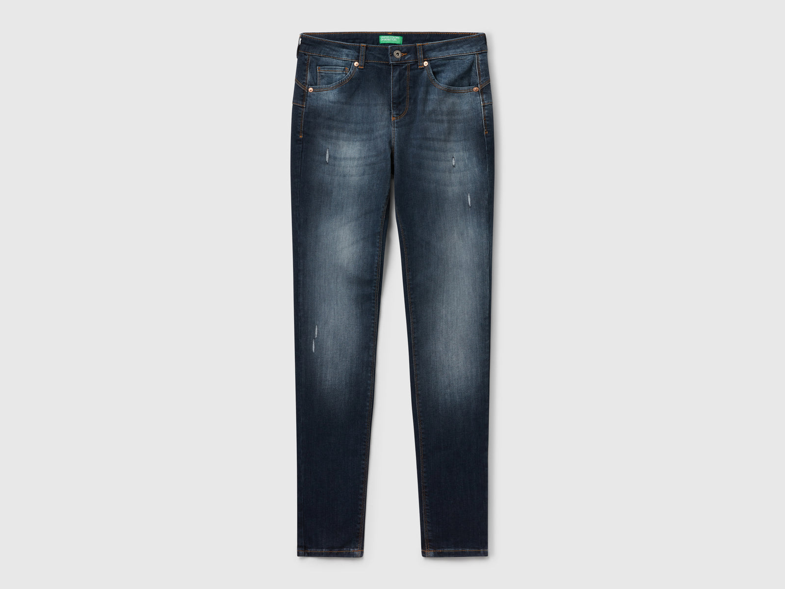 Jeans push up skinny fit da donna blu | Benetton Outlet