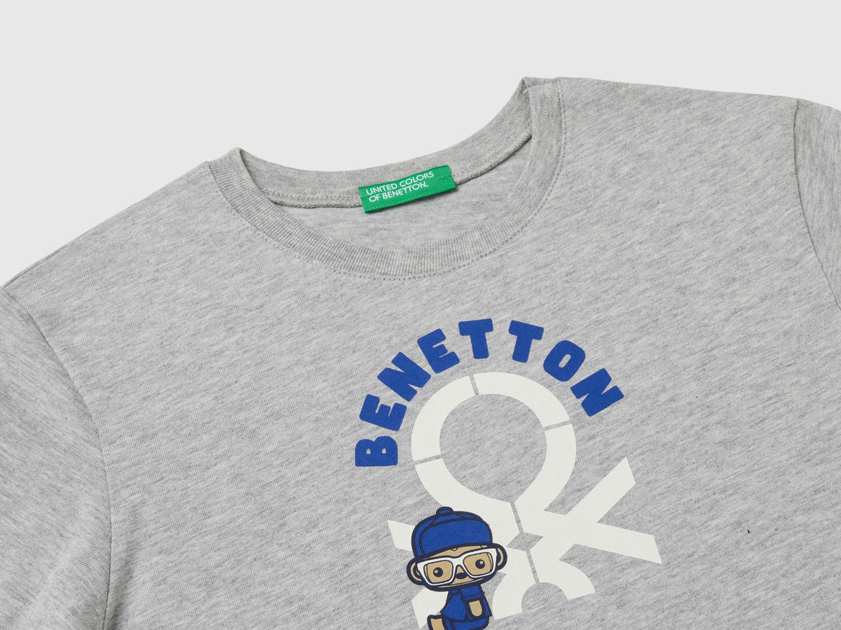 T-shirt manica lunga in cotone bio