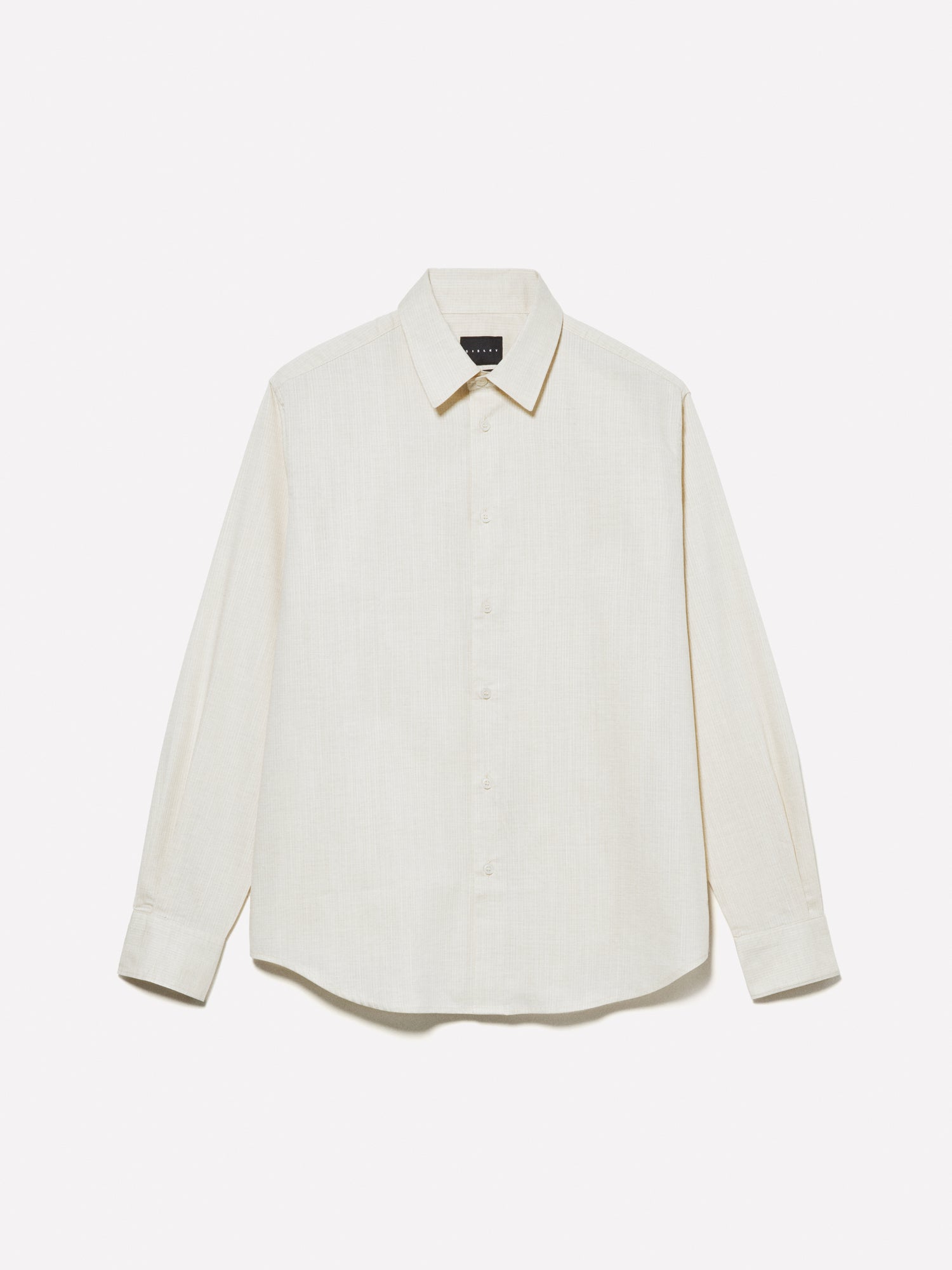 Camicia regular fit da uomo bianco panna | Sisley Outlet