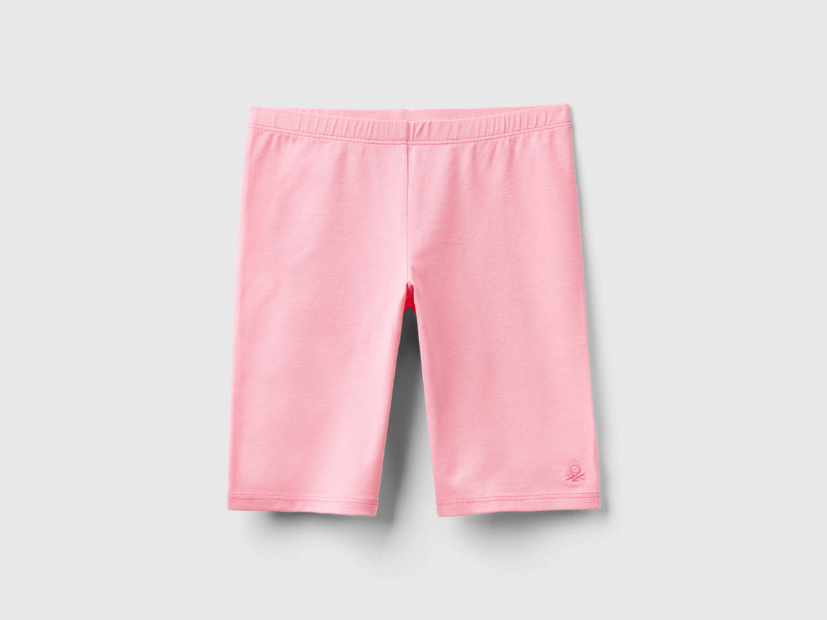 Leggings corti in cotone stretch