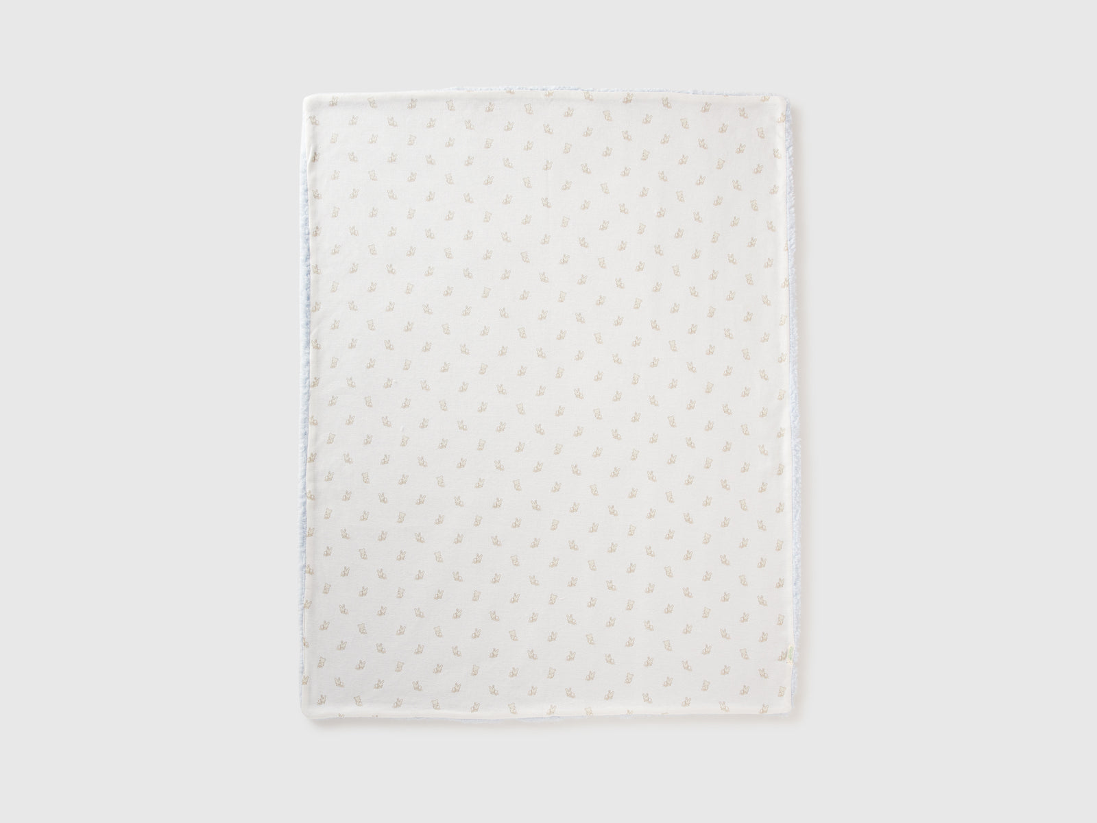 Coperta effetto orsetto da neonato celeste 2 | Benetton Outlet