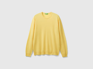 Maglia girocollo in pura lana Merino