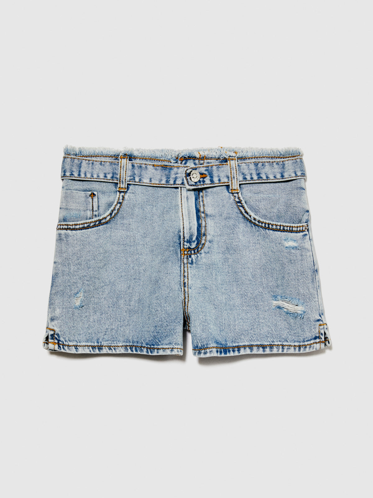Shorts di jeans con cintura