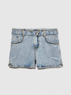 Shorts di jeans con cintura