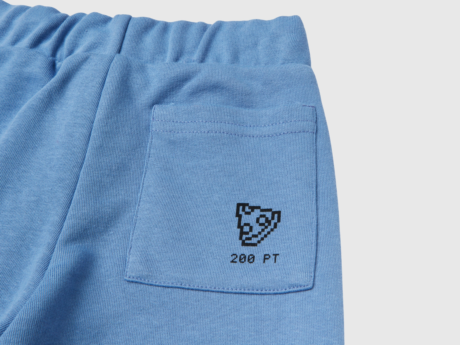 Joggers in felpa con coulisse da bimbo azzurro 3 | Benetton Outlet