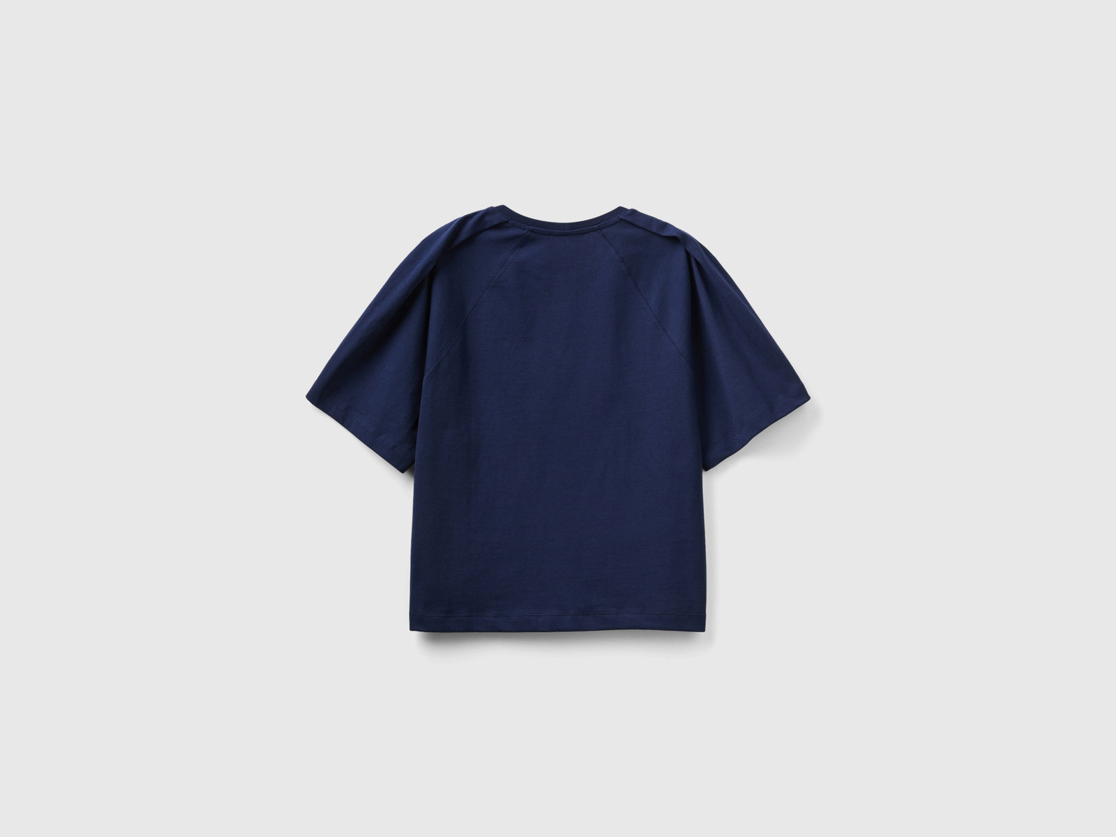 Maglietta boxy fit da donna blu scuro 2 | Benetton Outlet