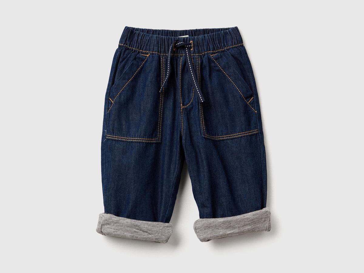 Pantaloni in chambray
