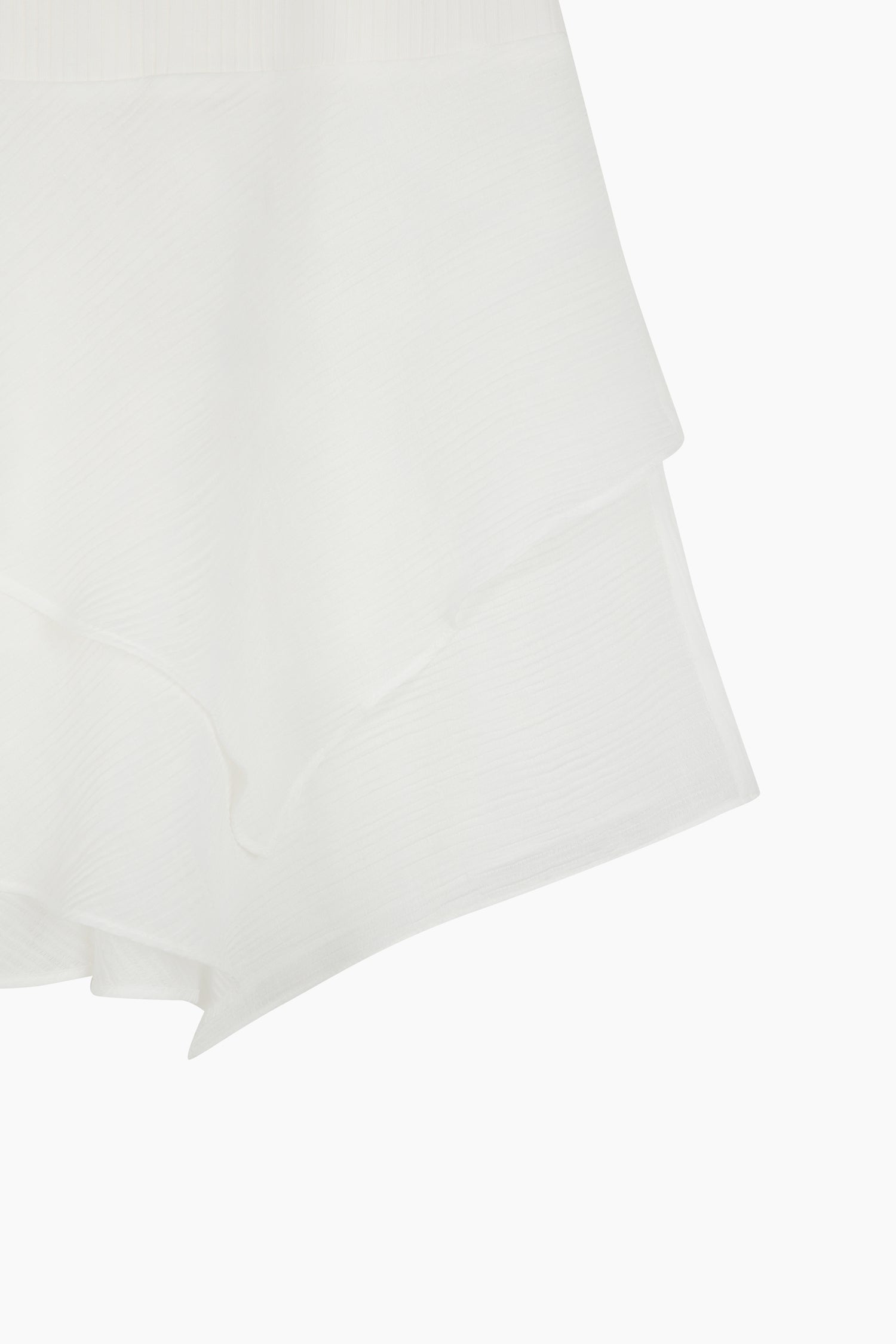 Vestito corto asimmetrico da donna bianco panna 4 | Sisley Outlet