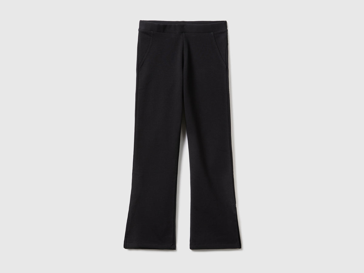 Jeggings a zampa in calda felpa