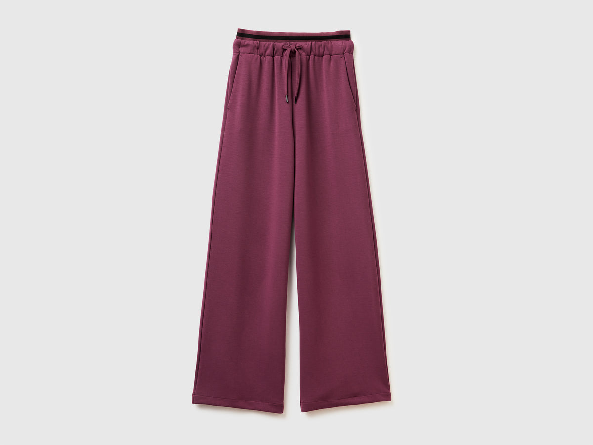 Pantaloni ampi in Modal stretch