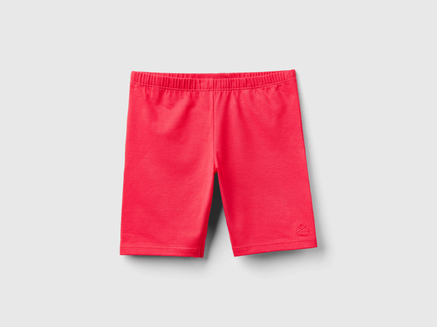 Leggings corti ciclista da bimba fucsia | Benetton Outlet