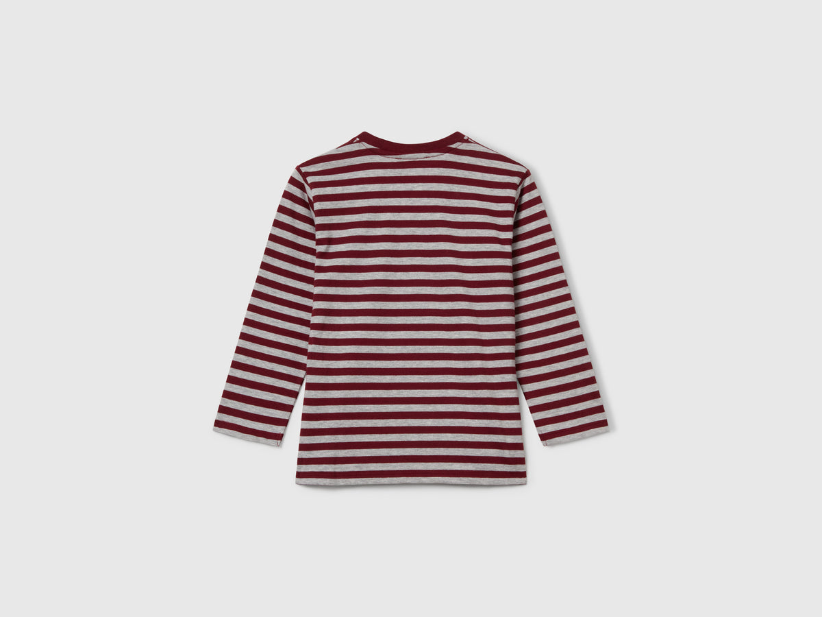 T-shirt manica lunga a righe