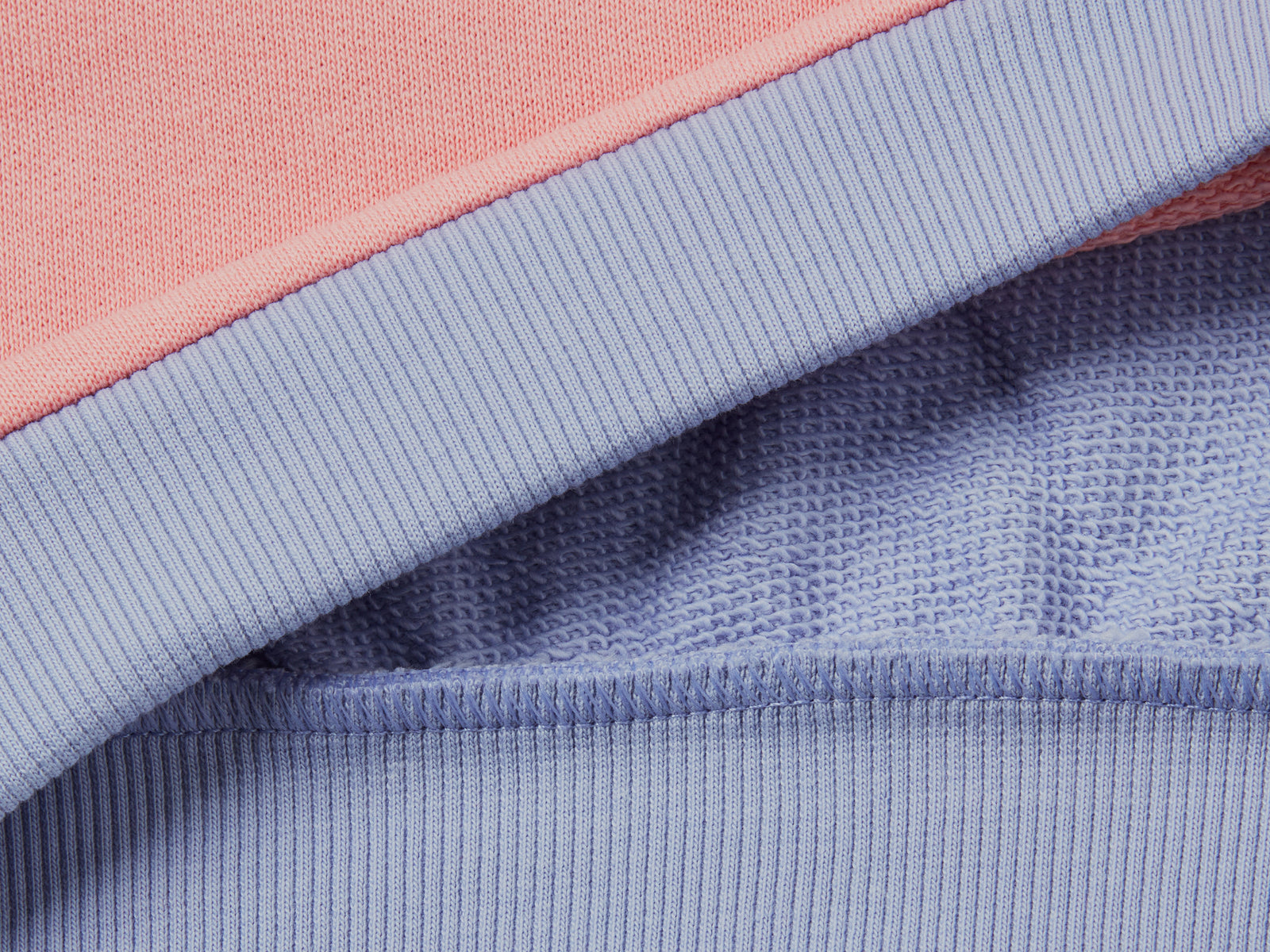 Felpa color block in cotone bio con stampa glitter da bimba multi-color 2 | Benetton Outlet