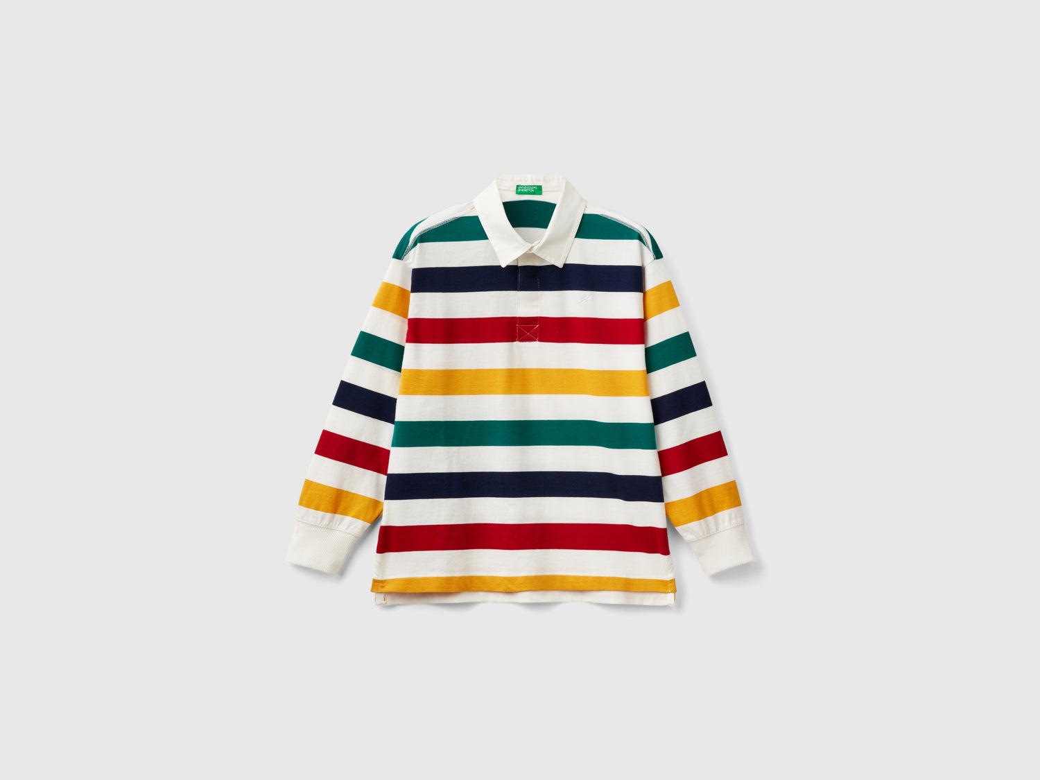 Polo rugby a righe da bambino multi-color | Benetton Outlet