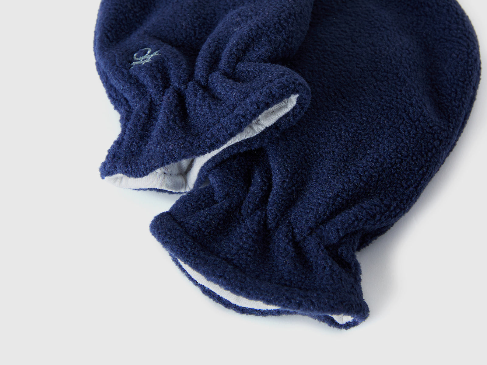 Muffole in pile foderate da bimbo blu scuro 3 | Benetton Outlet