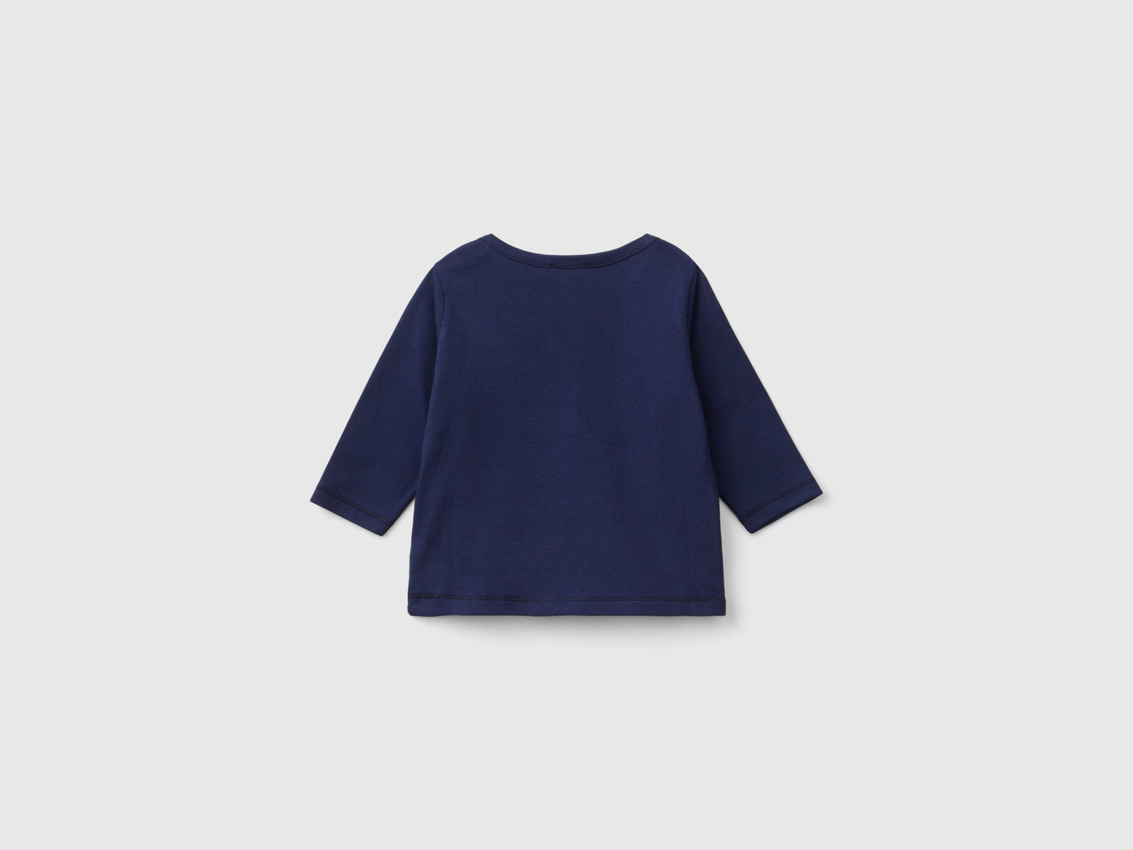 T-shirt in caldo cotone bio da neonato blu scuro 2 | Benetton Outlet