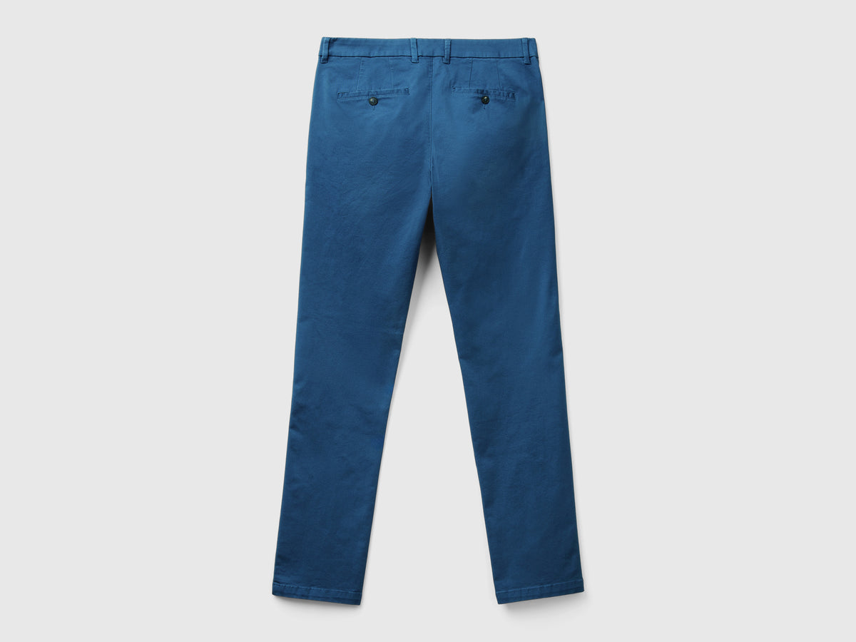 Chino slim fit in cotone stretch