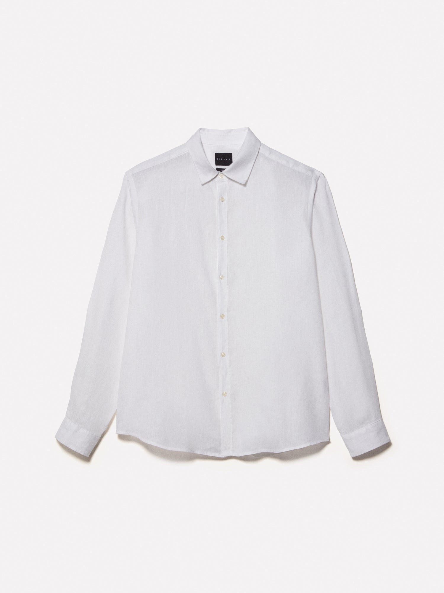Camicia 100% lino da uomo bianco | Sisley Outlet