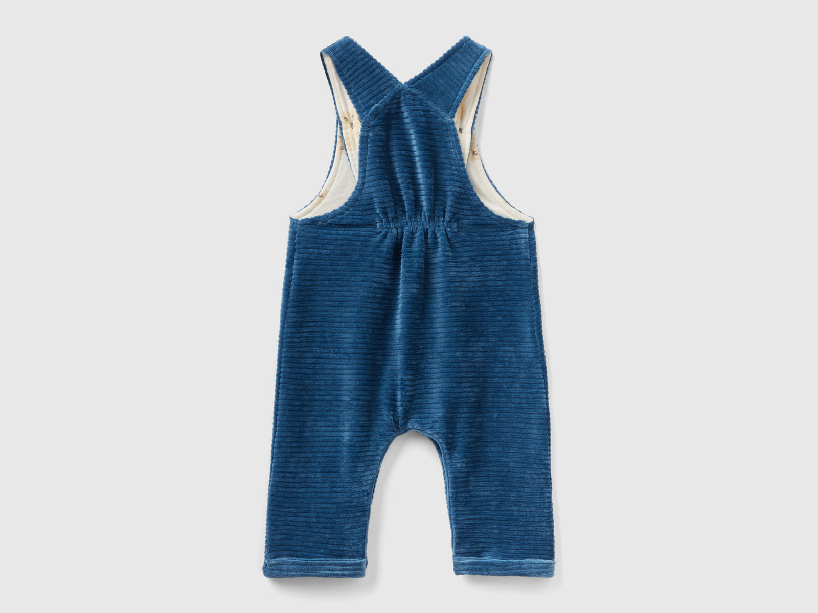 Salopette in ciniglia da neonato avio 2 | Benetton Outlet