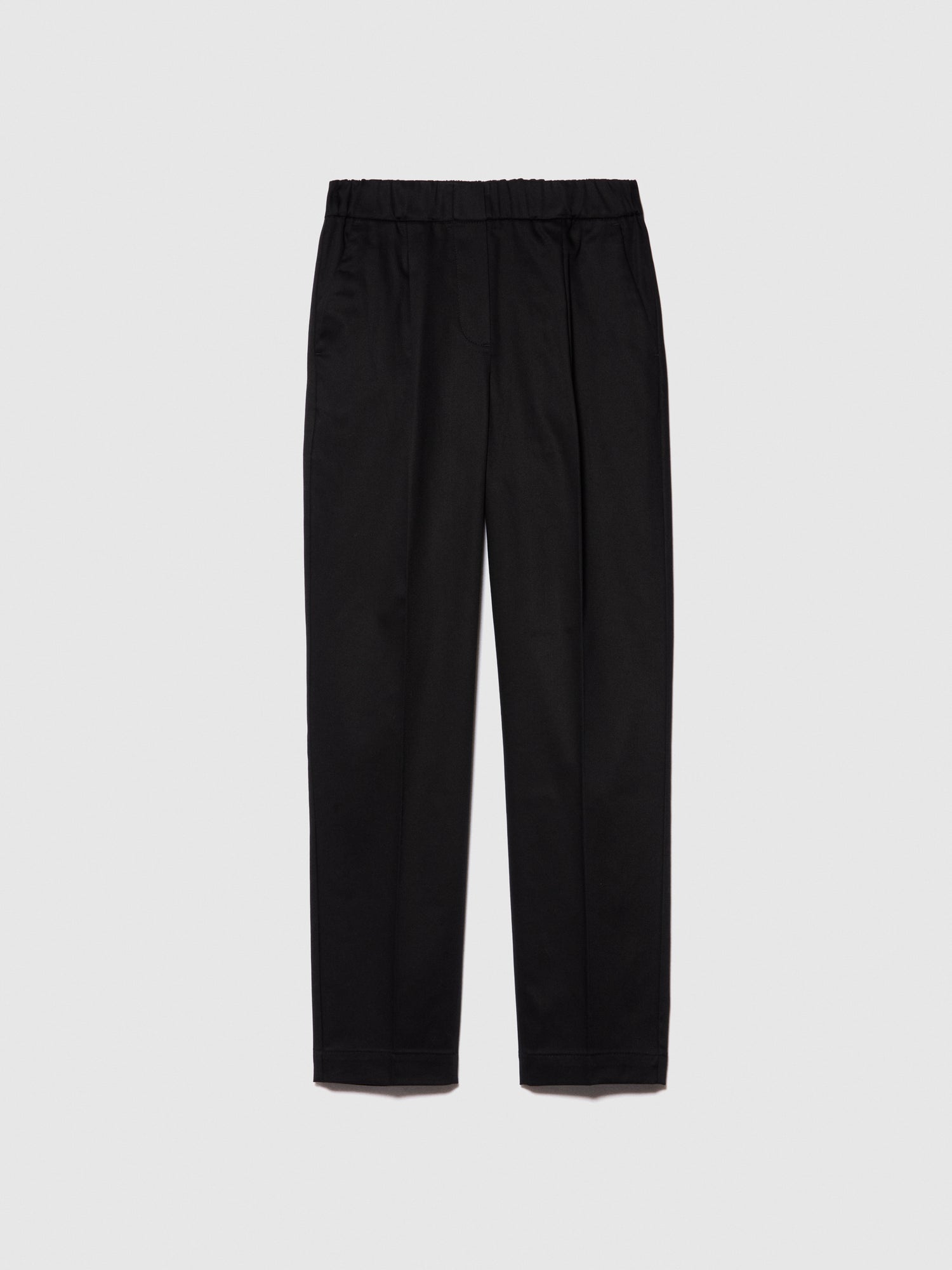 Joggers tinta unita da donna nero | Sisley Outlet
