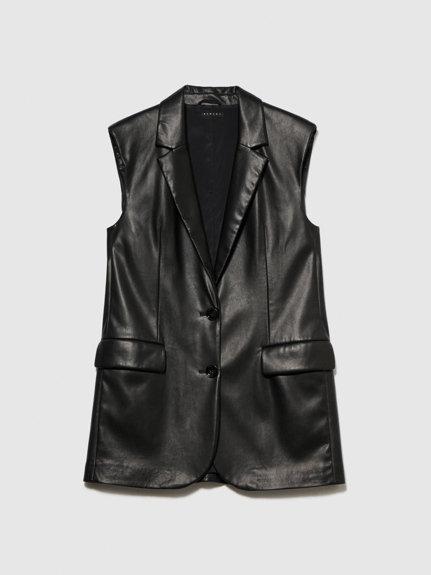 Gilet boy fit da donna nero | Sisley Outlet