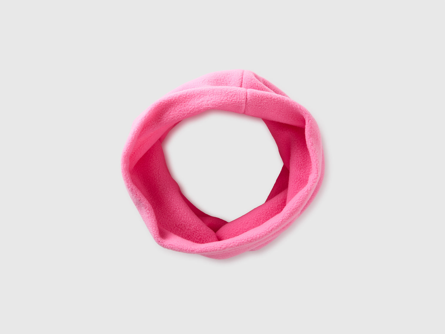 Scaldacollo in pile da bambino rosa | Benetton Outlet