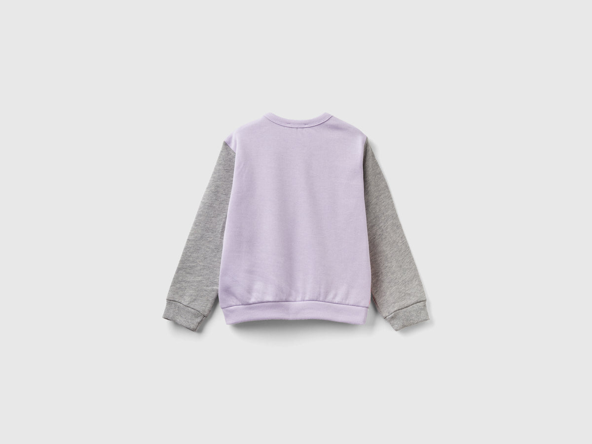Felpa 100% cotone bio con logo