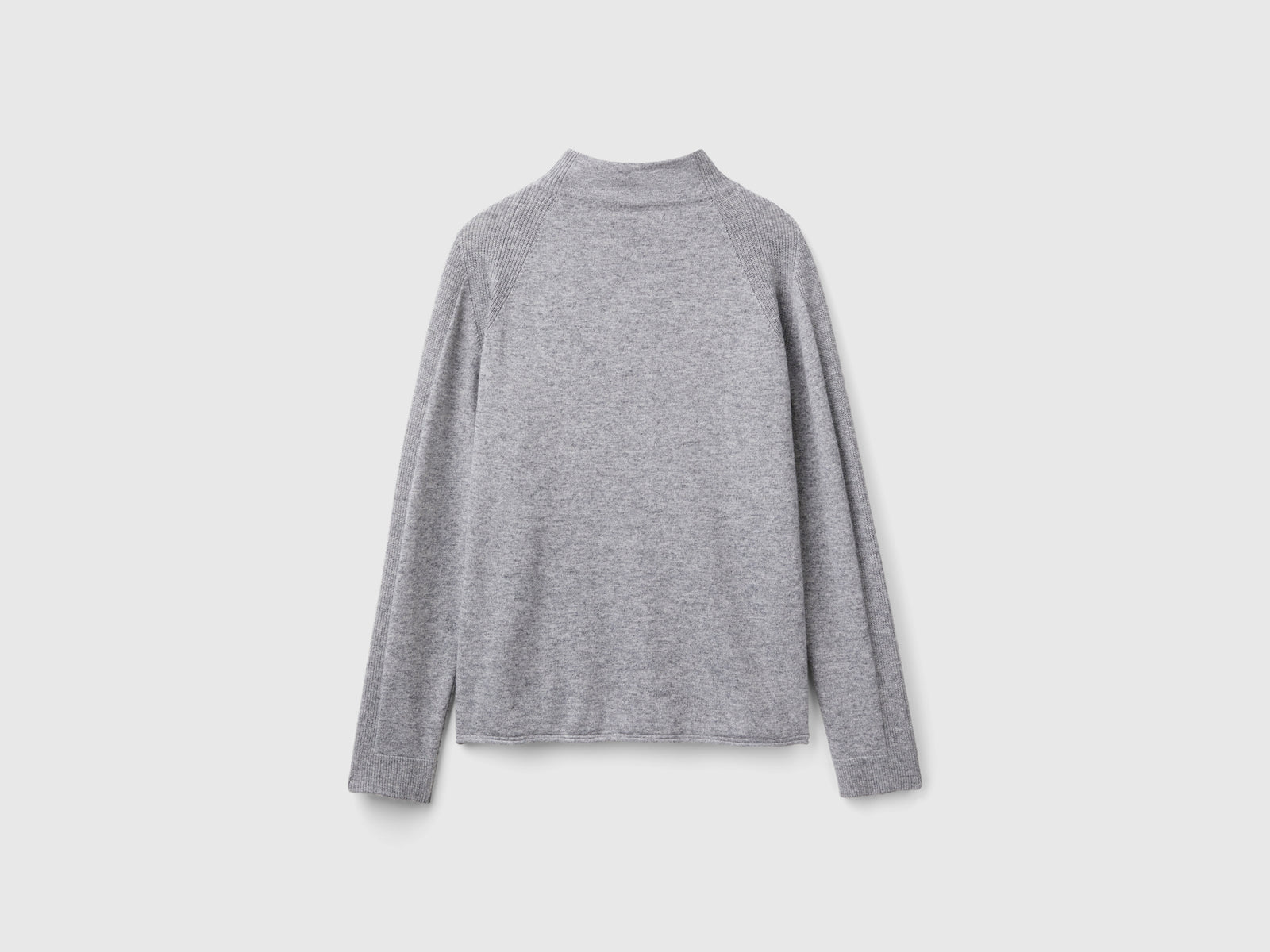 Maglione in misto cashmere da donna grigio 2 | Benetton Outlet