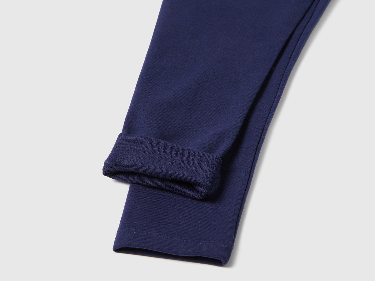 Leggings in calda felpa stretch