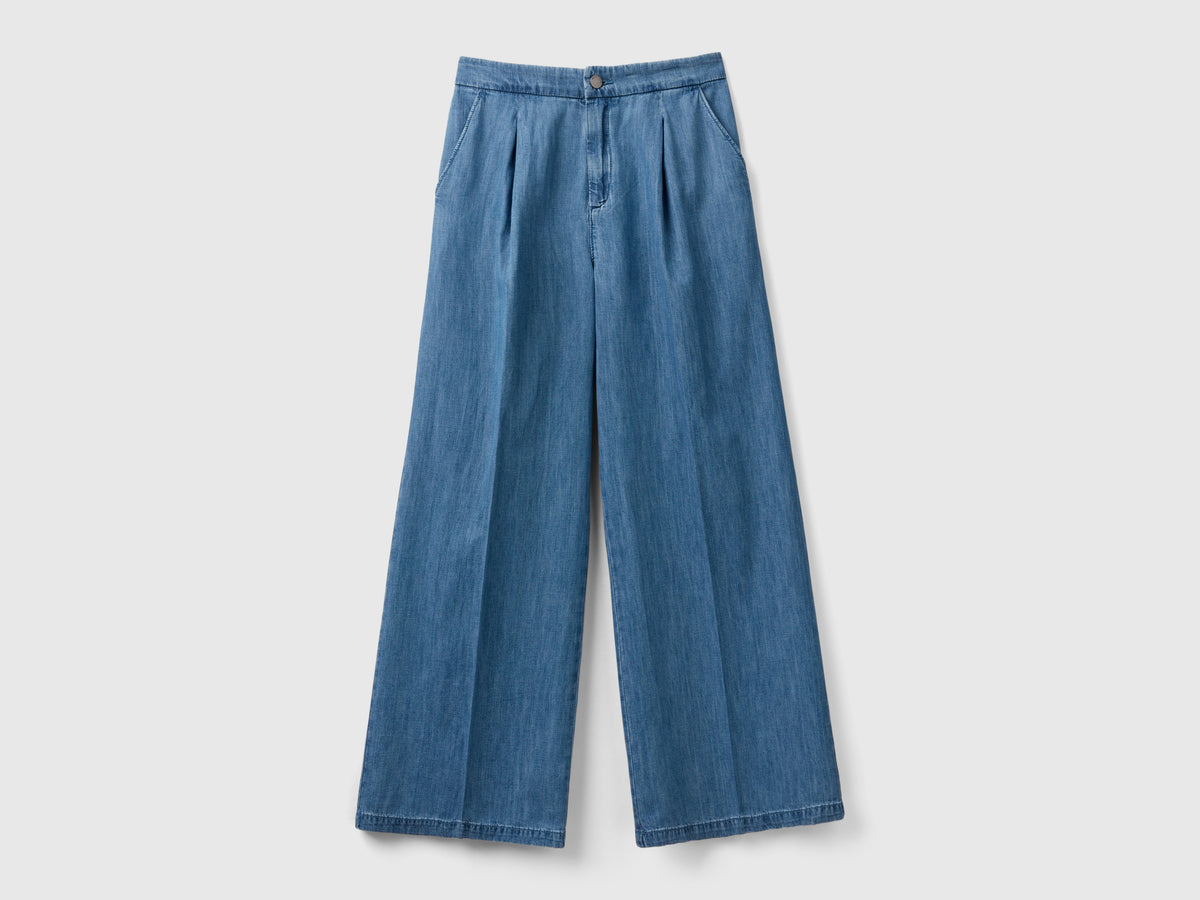 Pantaloni in denim wide fit