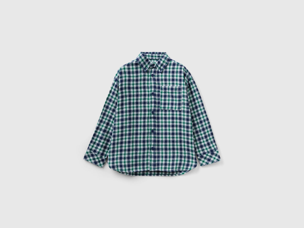 Camicia a quadri in flanella