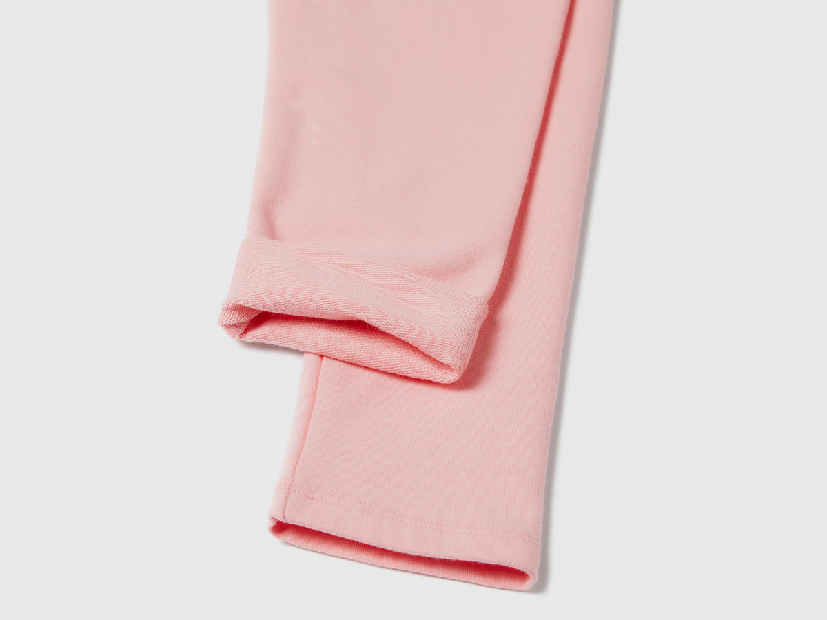 Leggings in calda felpa stretch