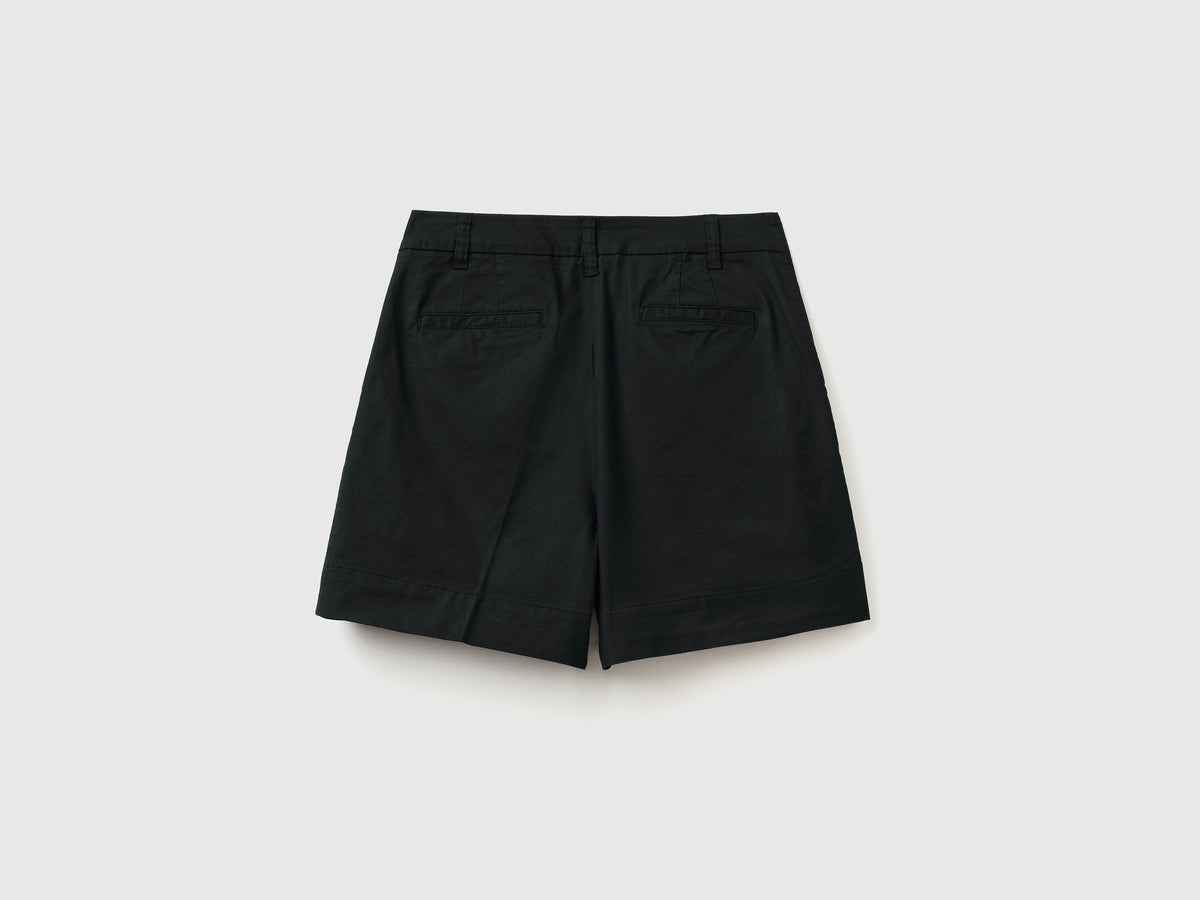 Shorts in cotone elasticizzato
