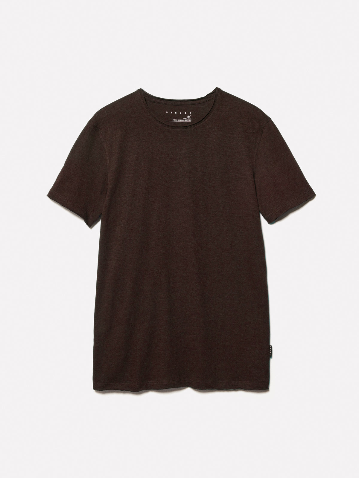 T-shirt a maniche corte slim fit marrone