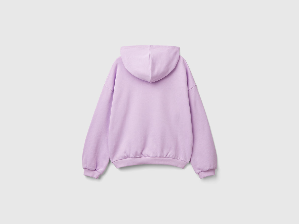 Felpa con cappuccio 100% cotone