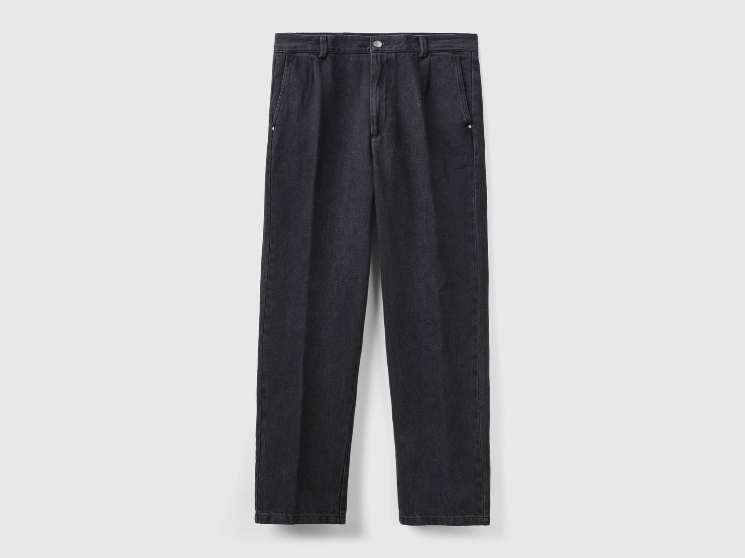 Chino di jeans da uomo nero | Benetton Outlet