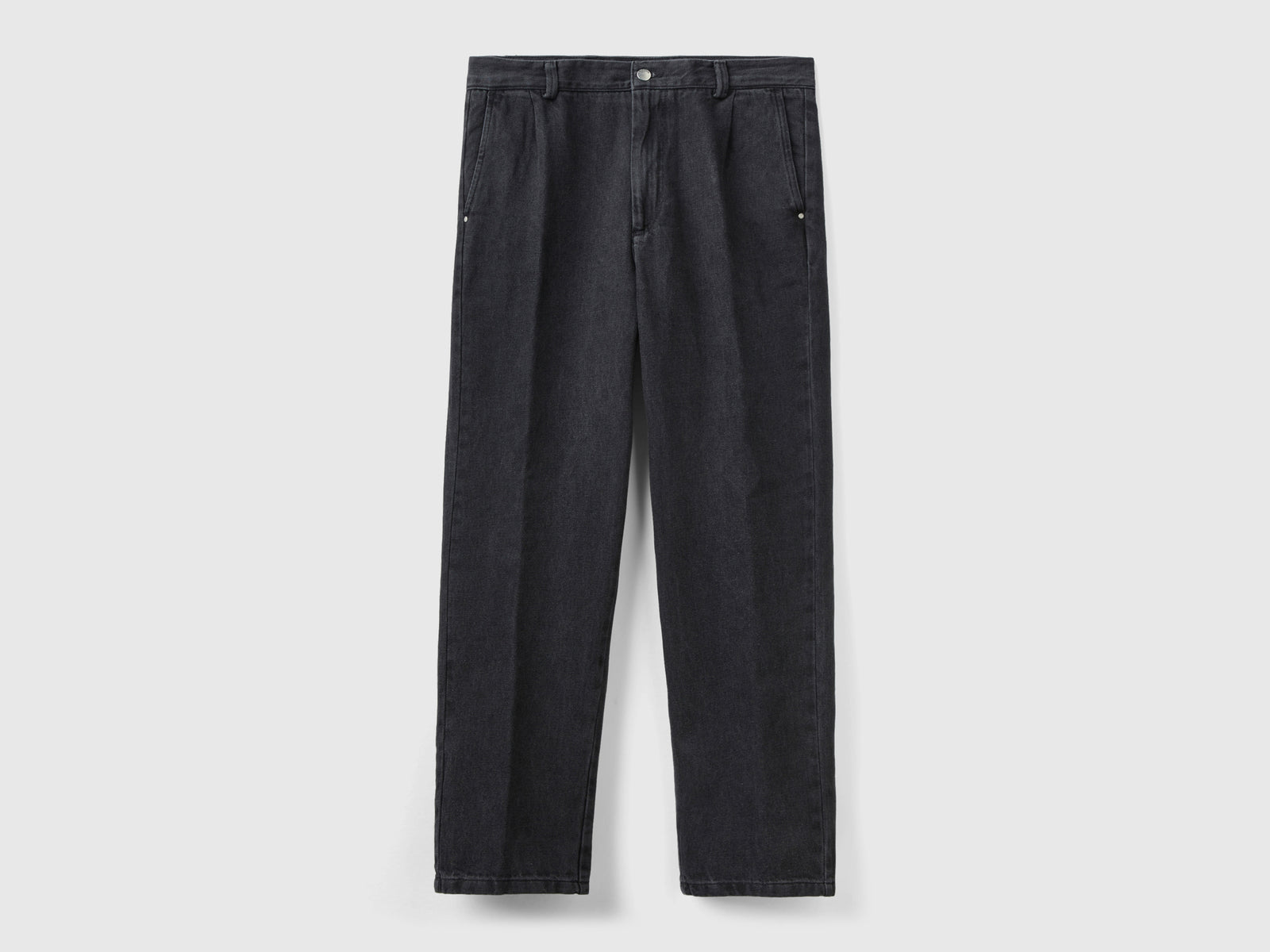 Chino di jeans da uomo nero | Benetton Outlet