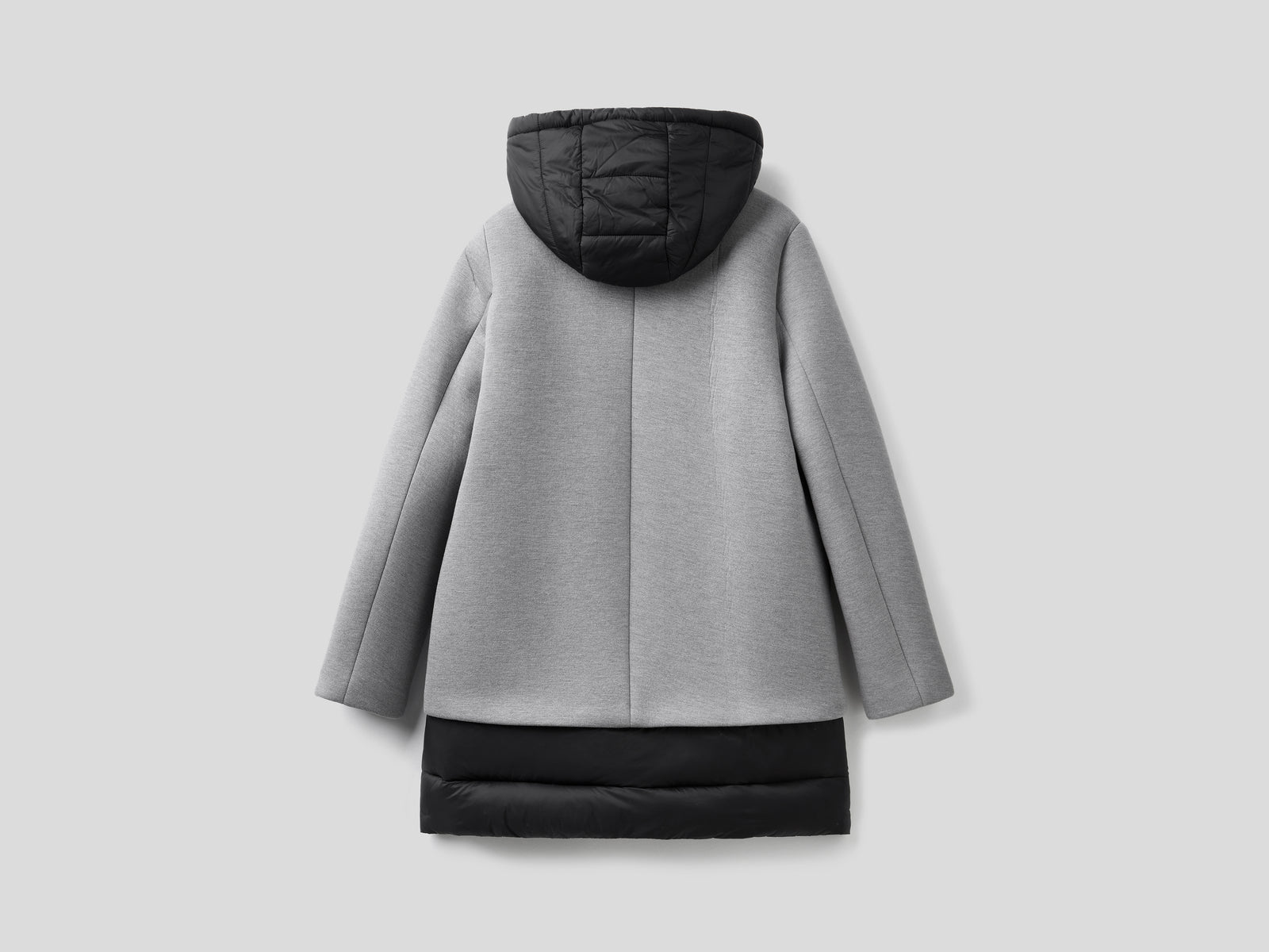 Giubbotto con dettagli imbottiti da donna grigio 2 | Benetton Outlet