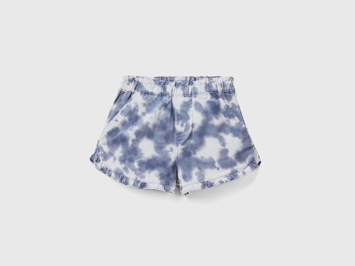 Pantaloni corti tye-dye