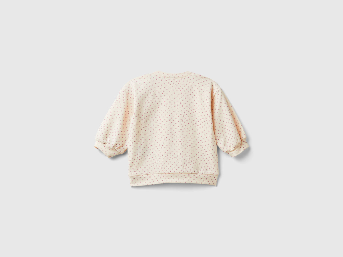T-shirt con fiocco in caldo cotone