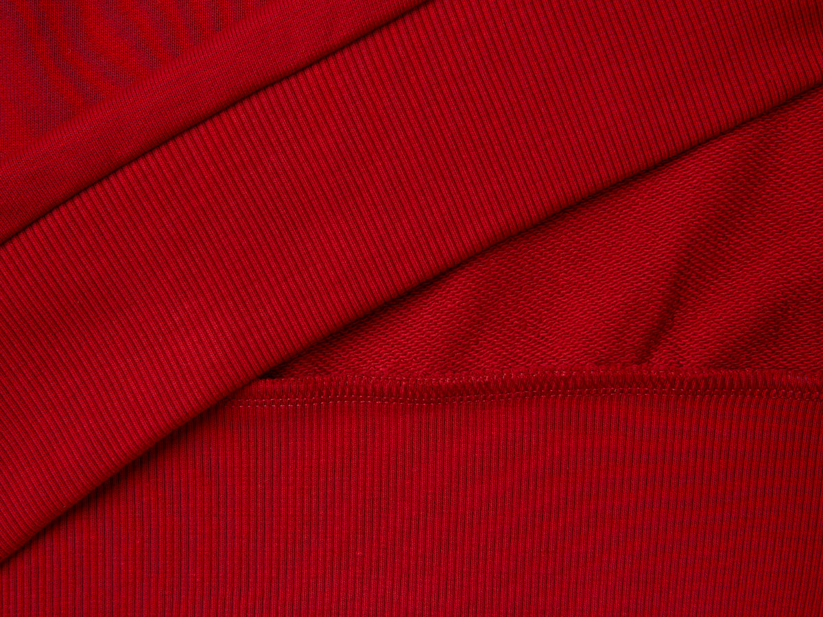 Felpa rosa e con ricamo logo