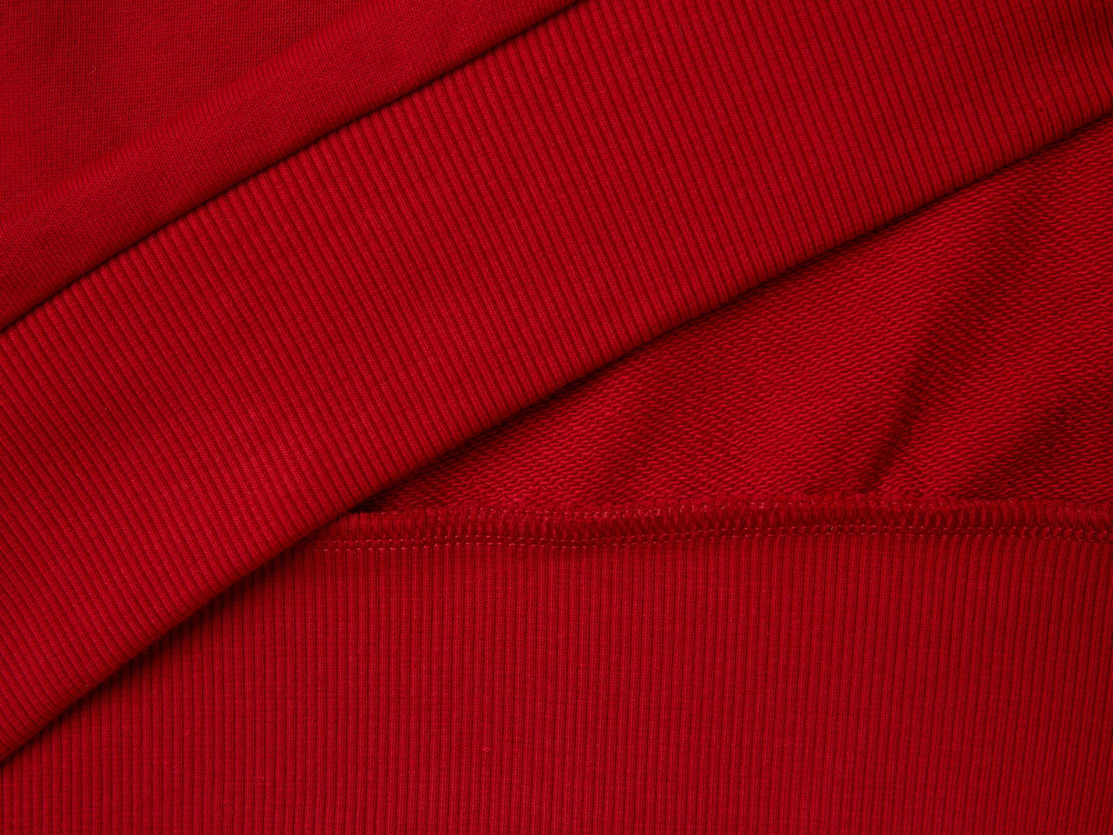 Felpa rosa e con ricamo logo da bambino rosso 3 | Benetton Outlet