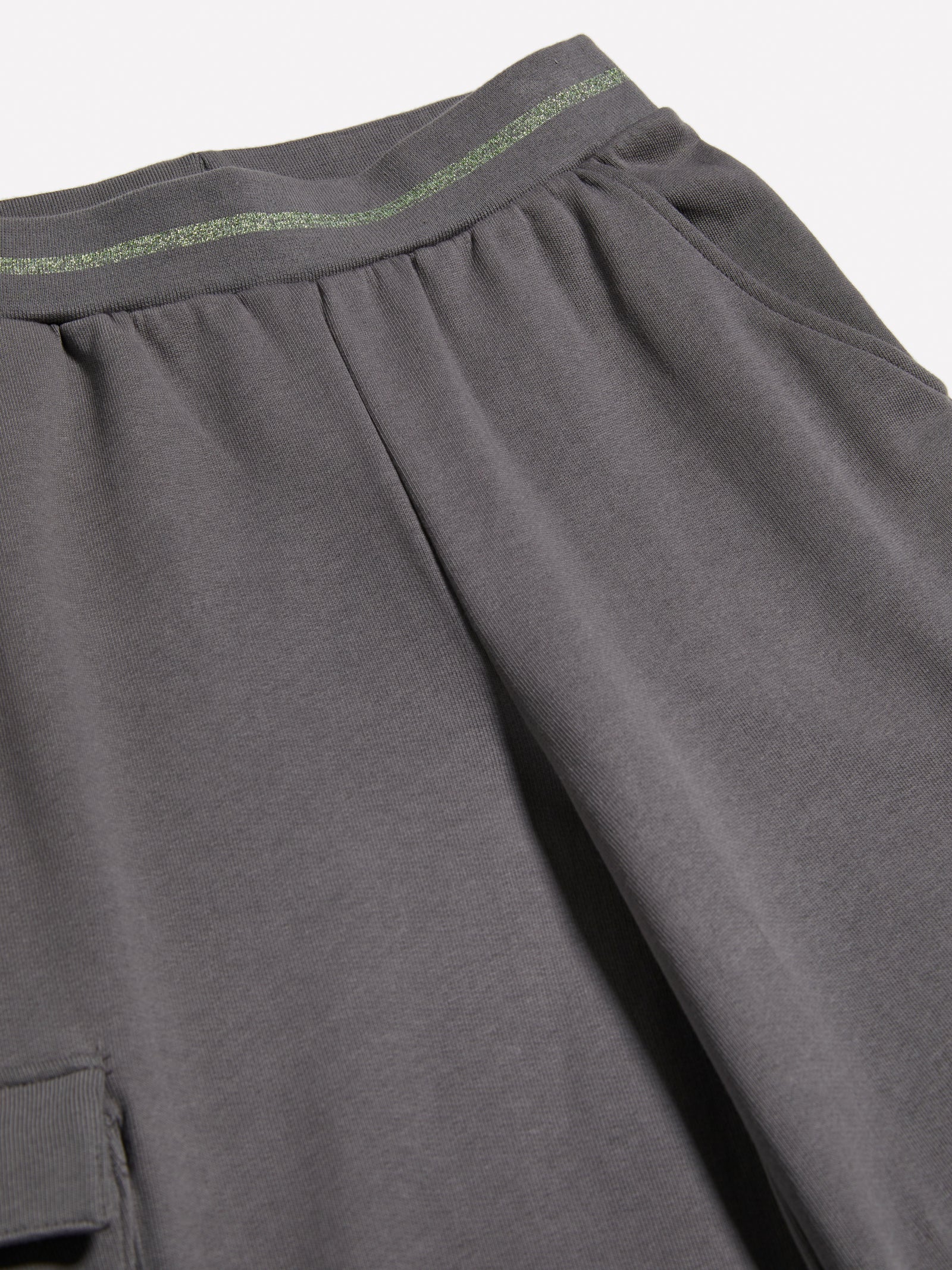 Pantaloni palazzo in felpa con strass da bambina grigio 3 | Sisley young Outlet
