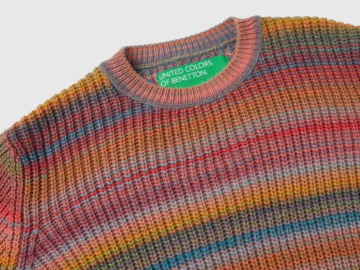 Maglione a righe