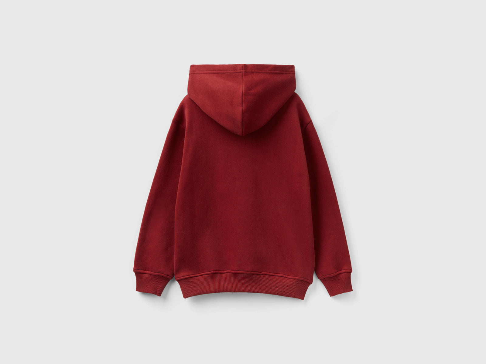 Calda felpa con cappuccio da bambino rosso 2 | Benetton Outlet