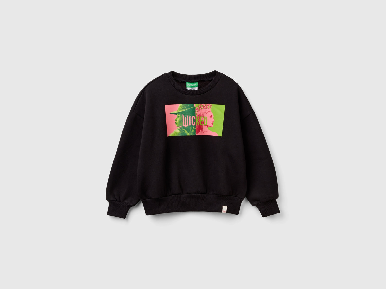 Felpa Wicked ©Universal City Studios LLC da bambina nero | Benetton Outlet